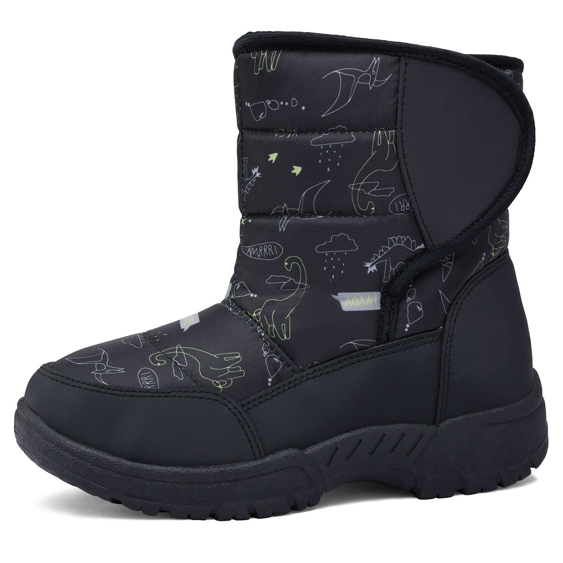 Simple Dinosaur Waterproof Non-Slip Snow Boots - MYSOFT