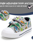Cartoon Dinosaur Non-slip Canvas Sneakers - MYSOFT