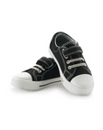 Children's shoes Solid Black boys sneaker  - KKOMFORME