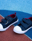Boys and Girls Toddler Sneakers Navy PU - KKomForme