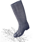 Glitter Rubber Waterproof Wellies - MYSOFT