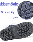 Blue Fur Collar Outdoor Sports Snow Boots - MYSOFT