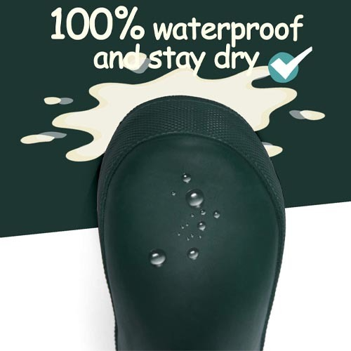 K KOMFORME SHOE Boy&Girl Rain Boots Waterproof  Dark Green-KomForme product_description.