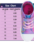 Colorful Swirled Stars High-Top Canvas Sneakers - MYSOFT