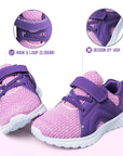 Pink Purple Mesh Breathable Tennis Sneakers - MYSOFT