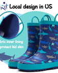 Sea World Waterproof Rubber Rain Boots - MYSOFT