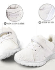 White Mesh Breathable Tennis Sneakers - MYSOFT