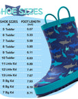 Sea World Waterproof Rubber Rain Boots - MYSOFT