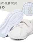 White Mesh Breathable Tennis Sneakers - MYSOFT