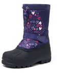 Purple Heart Warm Waterproof Non-slip Snow Boots - MYSOFT