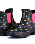 Multicolored Matte Chelsea Rain Boots