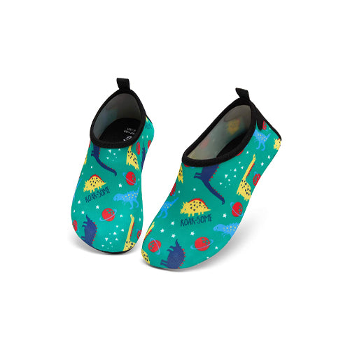 Water Shoes Quick Dry Non-Slip Toddler Water green dinosaur-Komforme