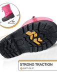 Pink Warm Waterproof Non-slip Snow Boots - MYSOFT