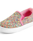 Candy Sequin Slip-On Canvas Shoes - MYSOFT