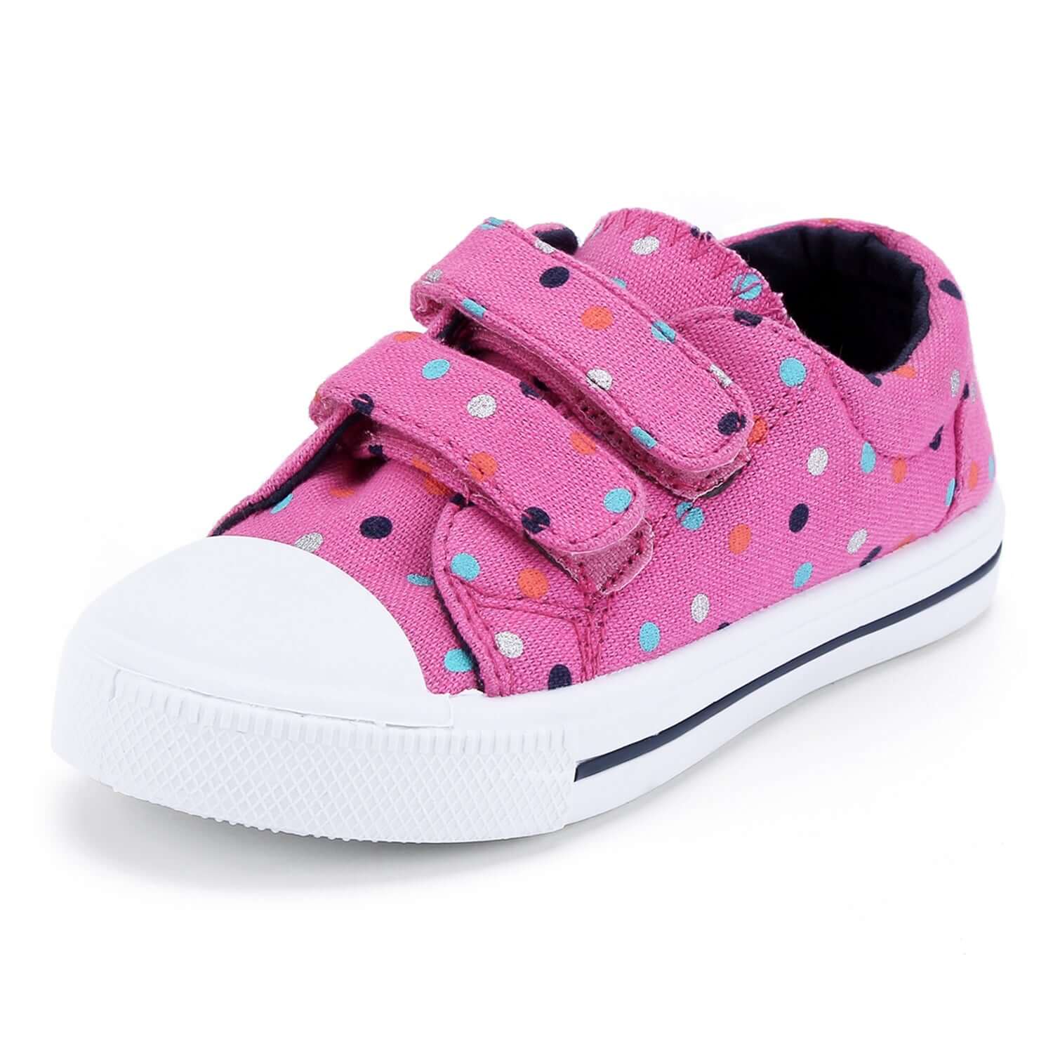 Colorful Polka Dot Soft Pink Walking Shoes - MYSOFT