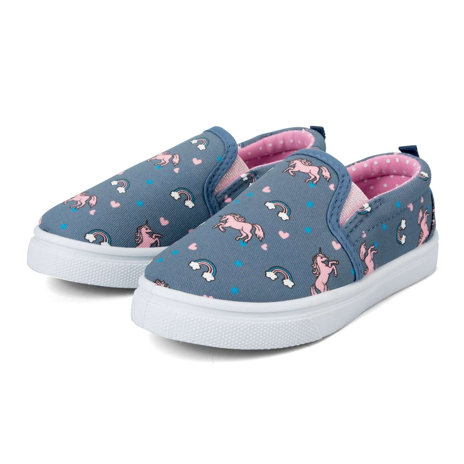 Denim Unicorn Cotton Lined Espadrilles - MYSOFT