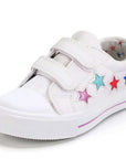 Colorful Stars Soft White Walking Shoes - MYSOFT