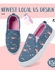 Denim Unicorn Cotton Lined Espadrilles - MYSOFT