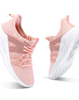 Pink Lightweight Breathable Tennis Sneakers - MYSOFT