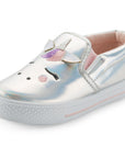 Silver Unicorn Slip-On Espadrilles - MYSOFT