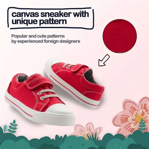 Boys Girls red toddler shoes  sneaker - KKOMFORME