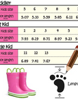 K KOMFORME SHOE Boy&Girl Rain Boots Waterproof Pink | KomForme product_description.