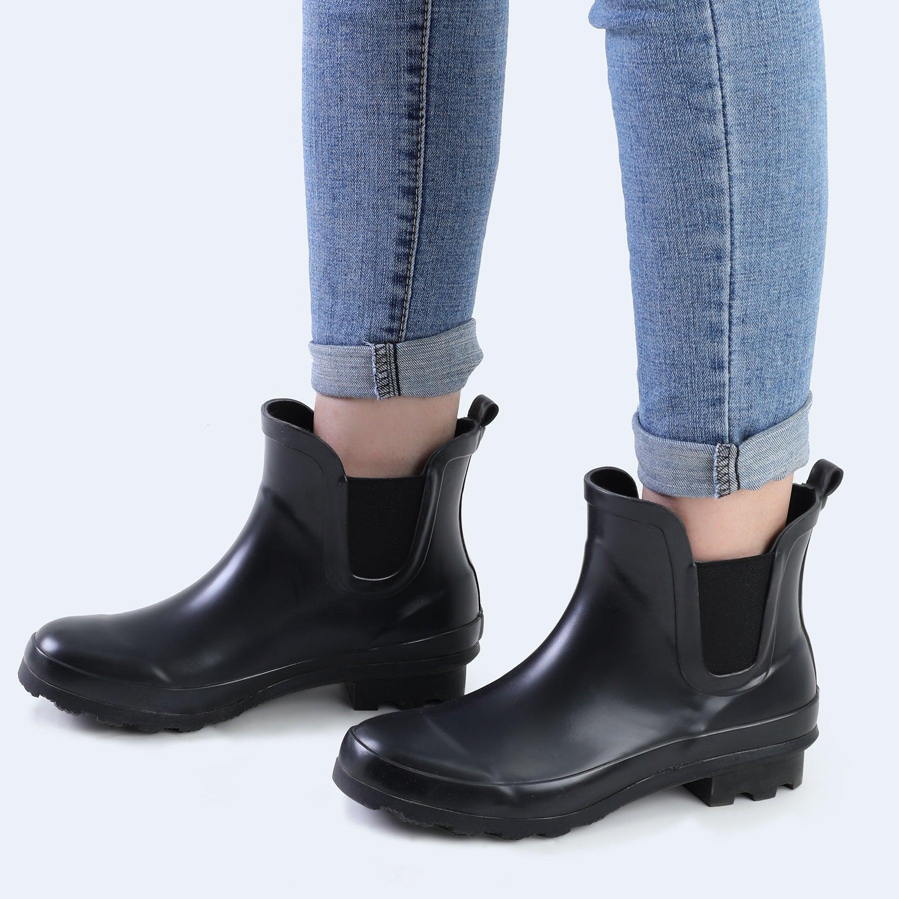 Matte Chelsea Short Rain Boots - MYSOFT