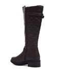 Metal Button Knee Boots Mysoft