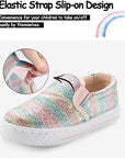 Colorful Glitter Slip-On Espadrilles - MYSOFT