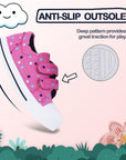 Colorful Polka Dot Soft Pink Walking Shoes - MYSOFT