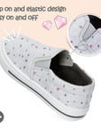 Color-dot Elastic Slip-On Espadrilles - MYSOFT