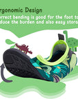 Water Shoes Quick Dry Non-Slip Toddler Water Grenn Dinosaur II -Komforme