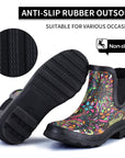 Multicolored Matte Chelsea Rain Boots - MYSOFT