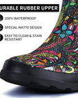 Multicolored Matte Chelsea Rain Boots - MYSOFT