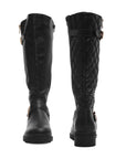 Metal Button Knee Boots Mysoft