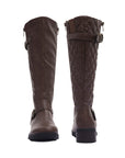 Metal Button Knee Boots Mysoft