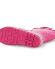 Unicorn Heart Pattern Waterproof Pink Rubber Rain Boots - MYSOFT