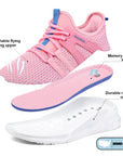 Rose Lightweight Breathable Tennis Sneakers - MYSOFT