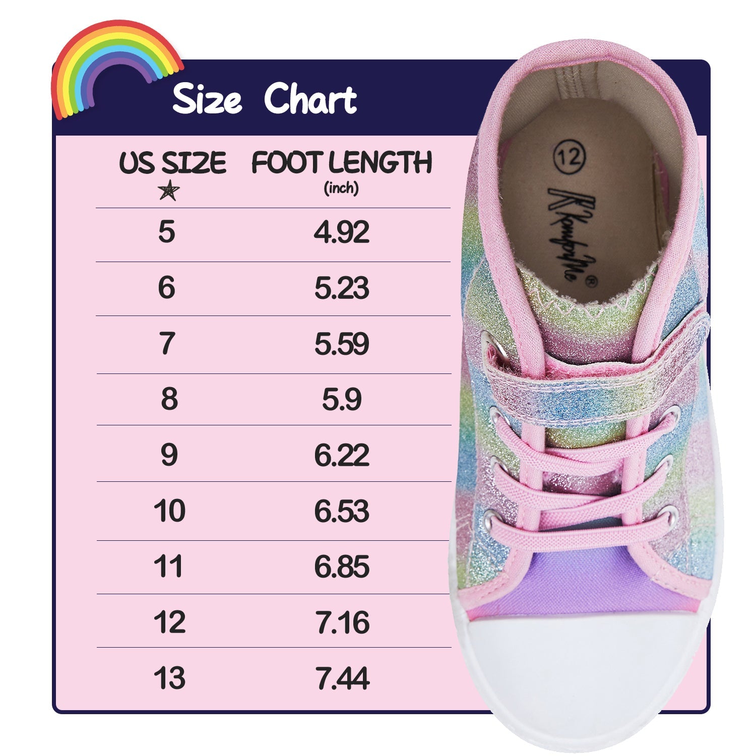 Rainbow Ombre Sequin High Top Canvas Sneakers - MYSOFT