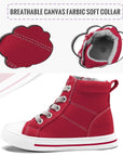 Solid Side Zipper High Top Espadrilles - MYSOFT