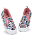 Girls Boys Slip On Lazy Toddler Canvas Sneakers Colorful Flowers -- K KomForme