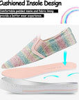 Colorful Glitter Slip-On Espadrilles - MYSOFT