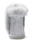 Silver Glitter Winter Warm Snow Boots