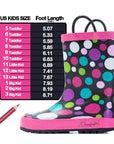 Colorful Circle Waterproof Non-Slip Rain Boots - MYSOFT