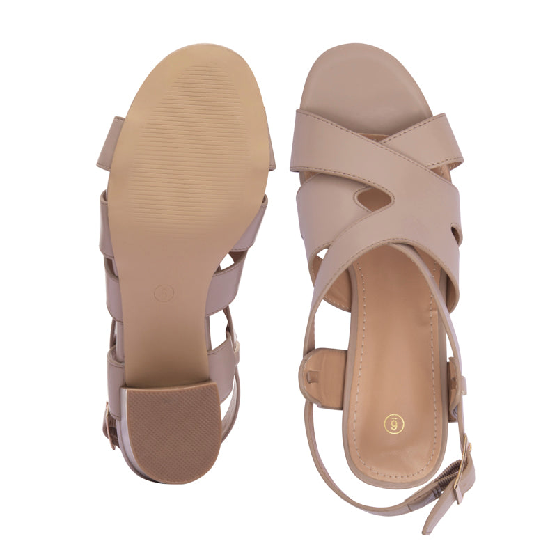 Chunky Heeled Sandals Mysoft