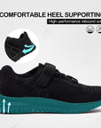 Black Mesh Breathable Lightweight Tennis Sneakers - MYSOFT