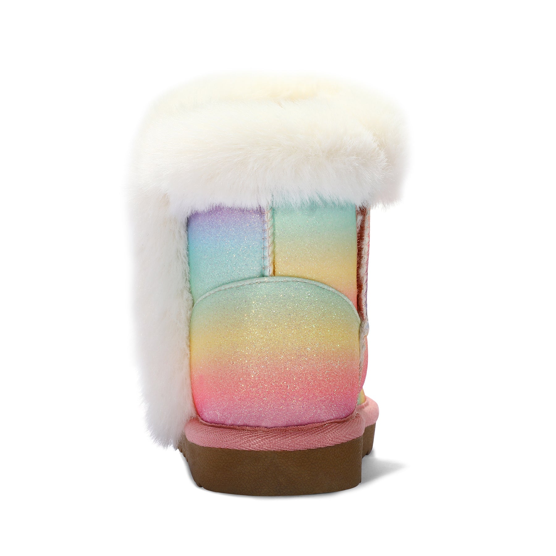 Iridescent Glitter Winter Warm Snow Boots - MYSOFT
