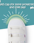 Colorful Stars Soft White Walking Shoes - MYSOFT