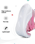 Kids Sneakers Running Tennis Athletic Shoes Pink & Blue -- KKOMEFORME