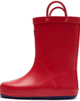 Boy&Girl Rain Boots Waterproof Pure Red - KomForme